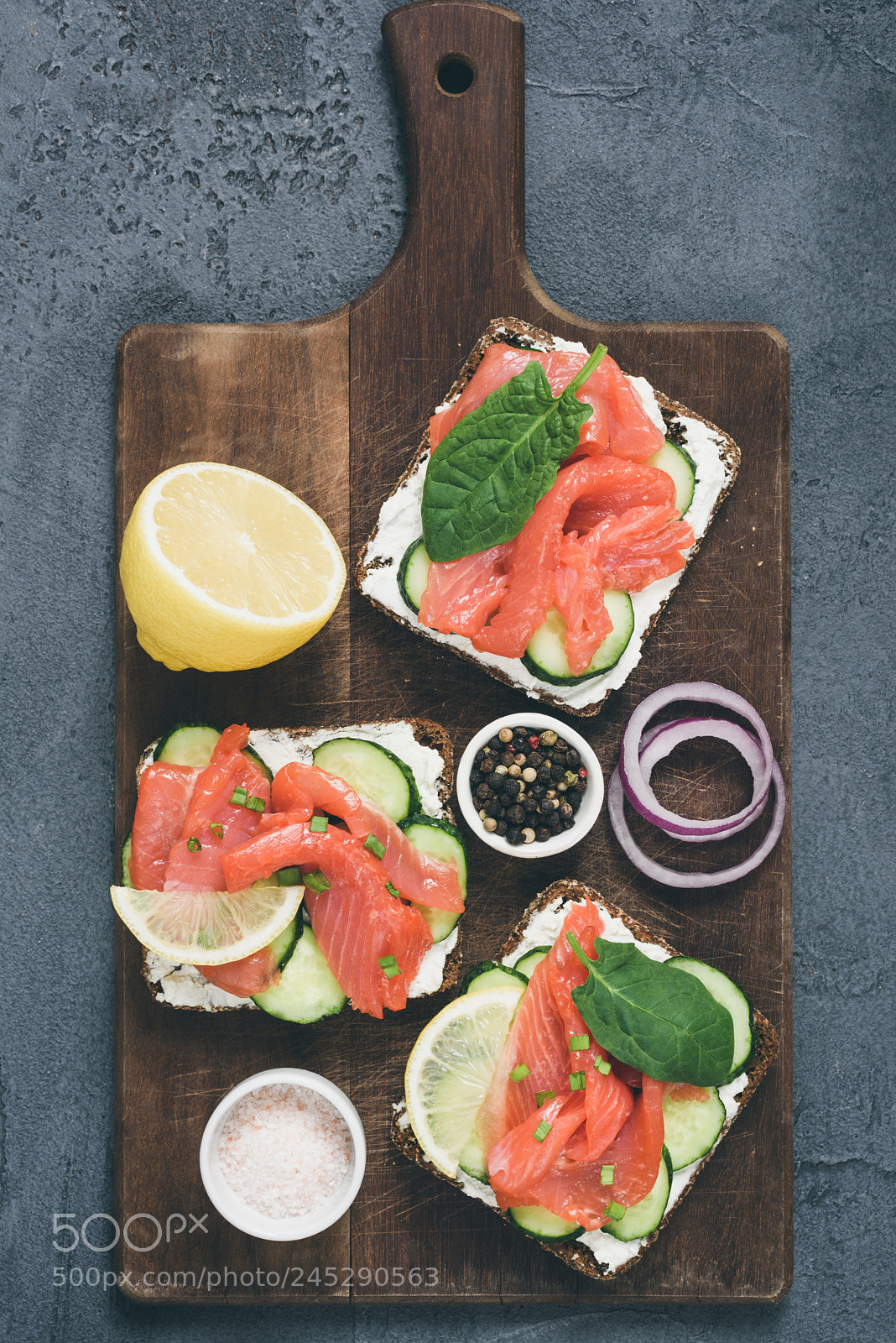 Nikon D810 sample photo. Toast sandwiches with salmon photography