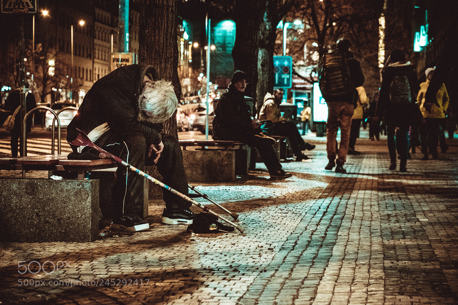 Fujifilm X-T1 sample photo. Homeless photography