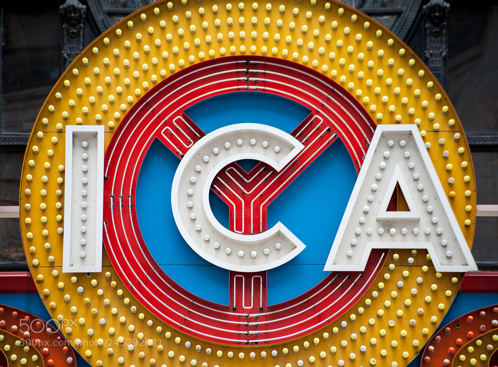 Nikon D700 sample photo. Chicago theater marquee photography