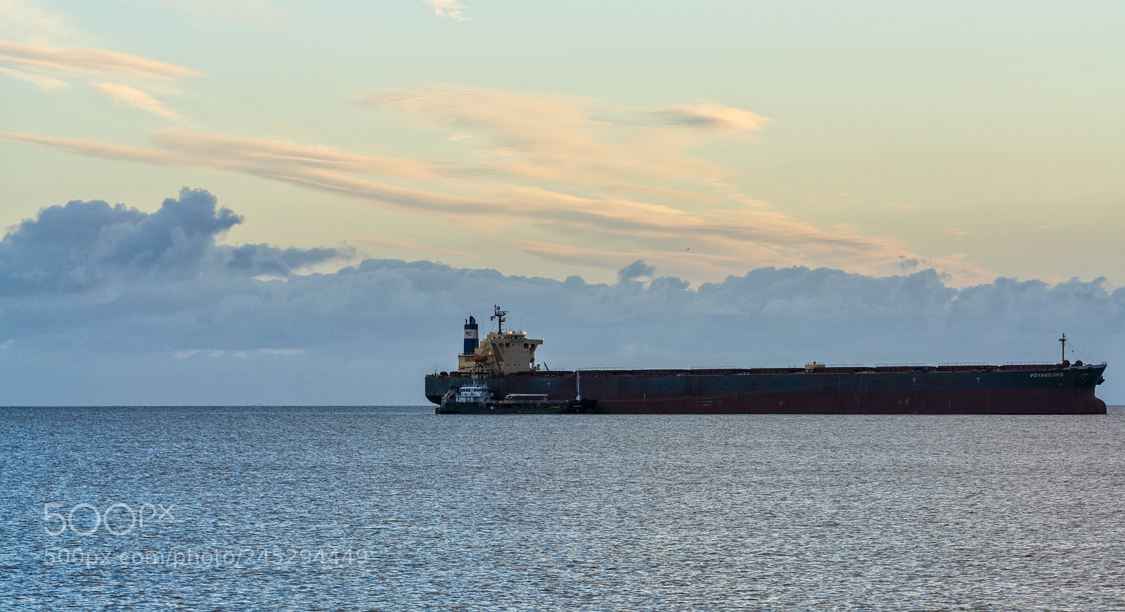 Sony a7R II sample photo. Oil tanker at anchor photography