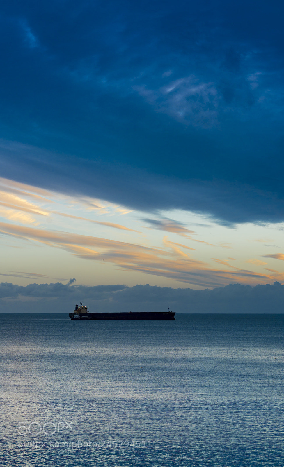 Sony a7R II sample photo. Oil tanker at anchor photography