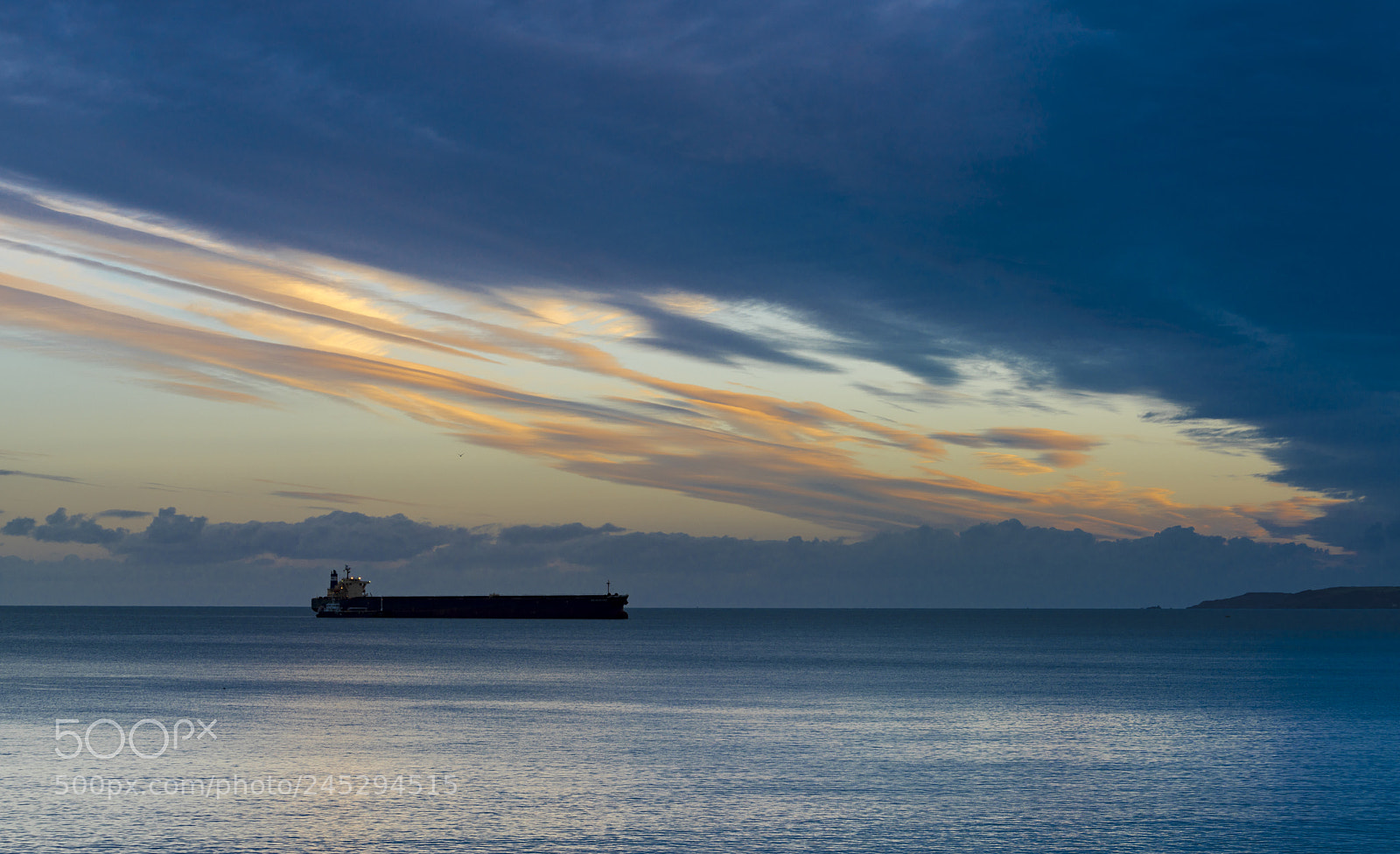 Sony a7R II sample photo. Oil tanker at anchor photography