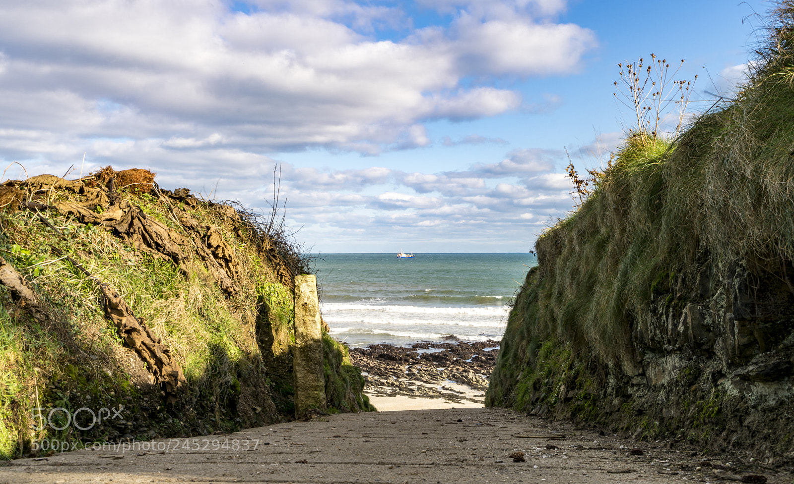 Sony a7R II sample photo. View down a slipway photography