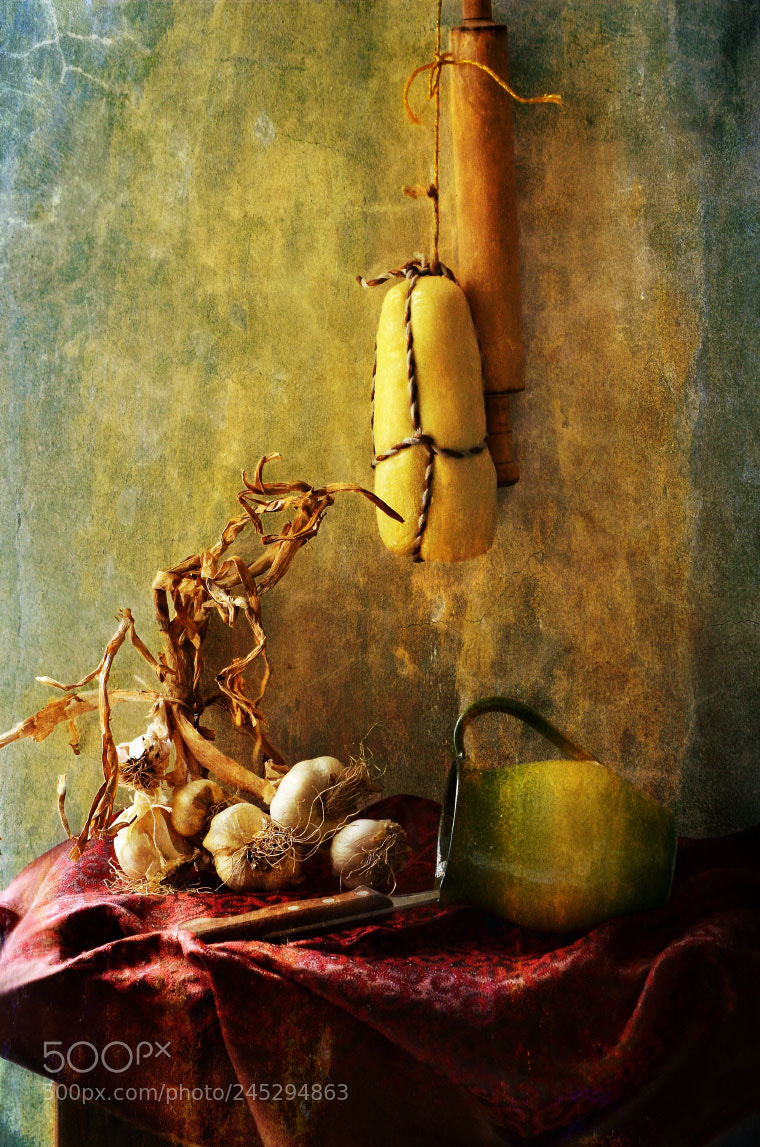 Nikon D5100 sample photo. With garlic and cheese photography
