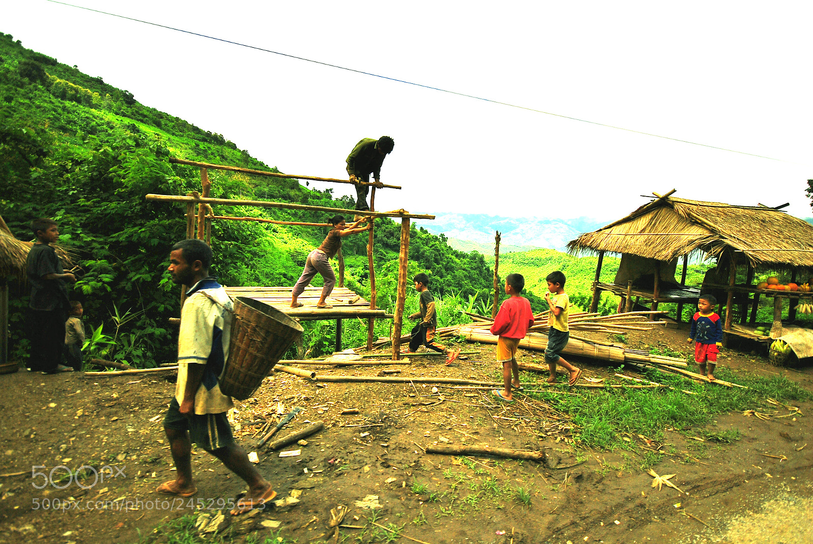 Nikon D3000 sample photo. Laos photography