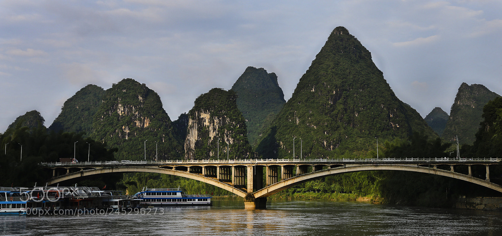 Canon EOS 6D sample photo. Yangshuo bridge photography