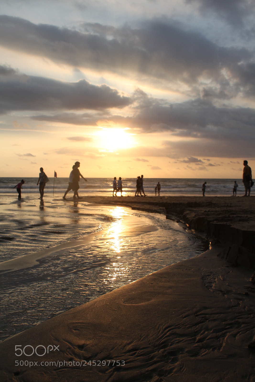 Canon EF-S 18-55mm F3.5-5.6 IS sample photo. Sandy sunset photography