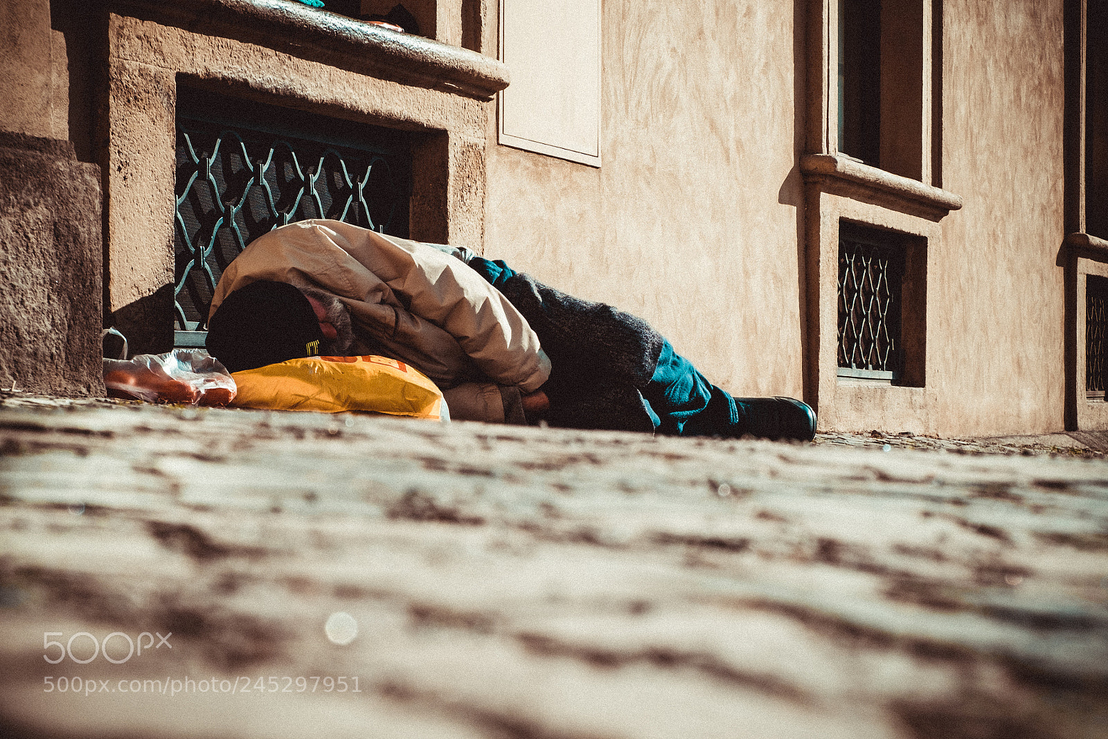 Fujifilm X-T1 sample photo. Homeless photography