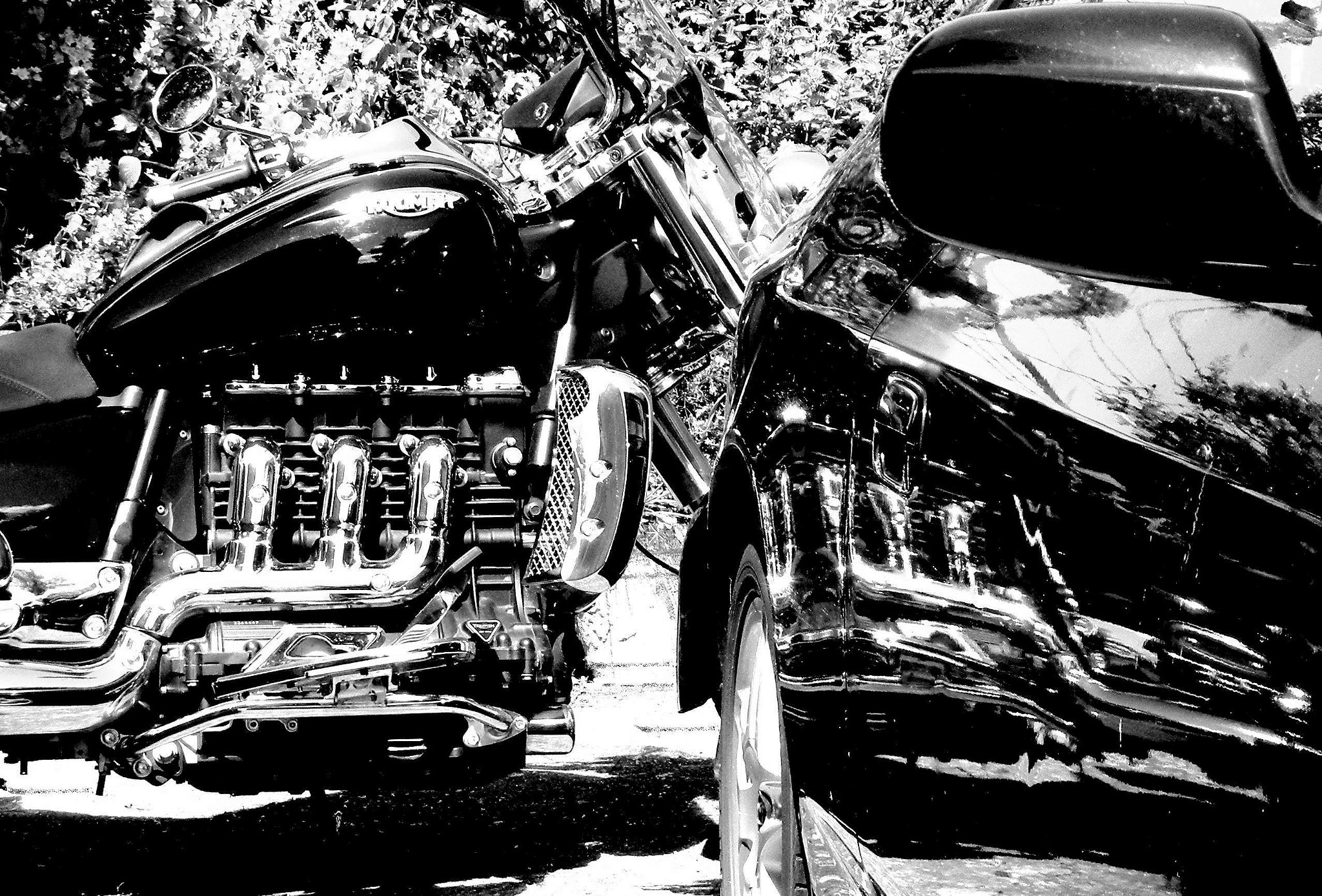 Nikon Coolpix L100 sample photo. Triumph rocket 3 photography