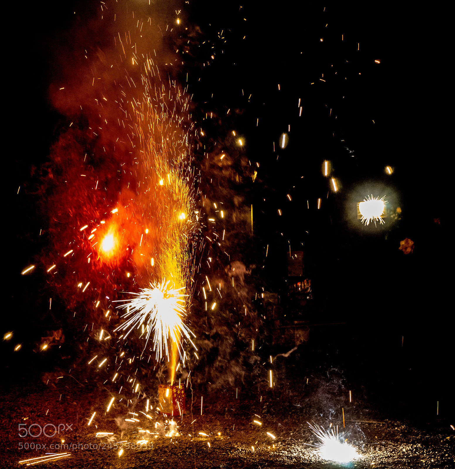 Sony a7 sample photo. Fireworks photography