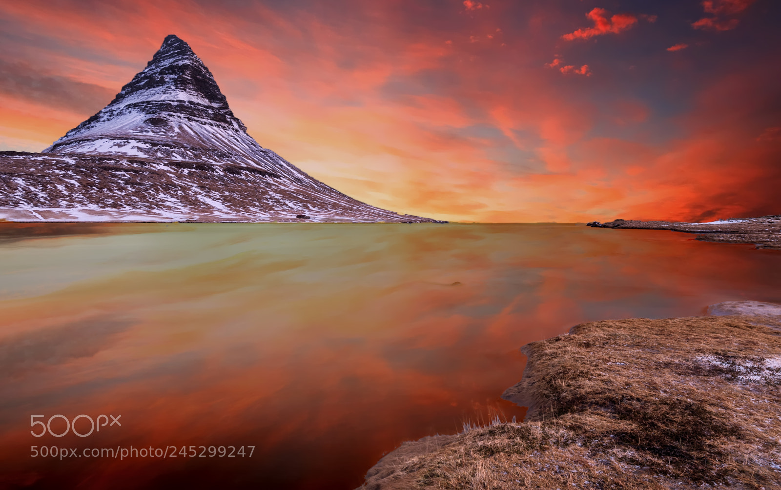 Nikon D5 sample photo. Kirkjufell mountain photography
