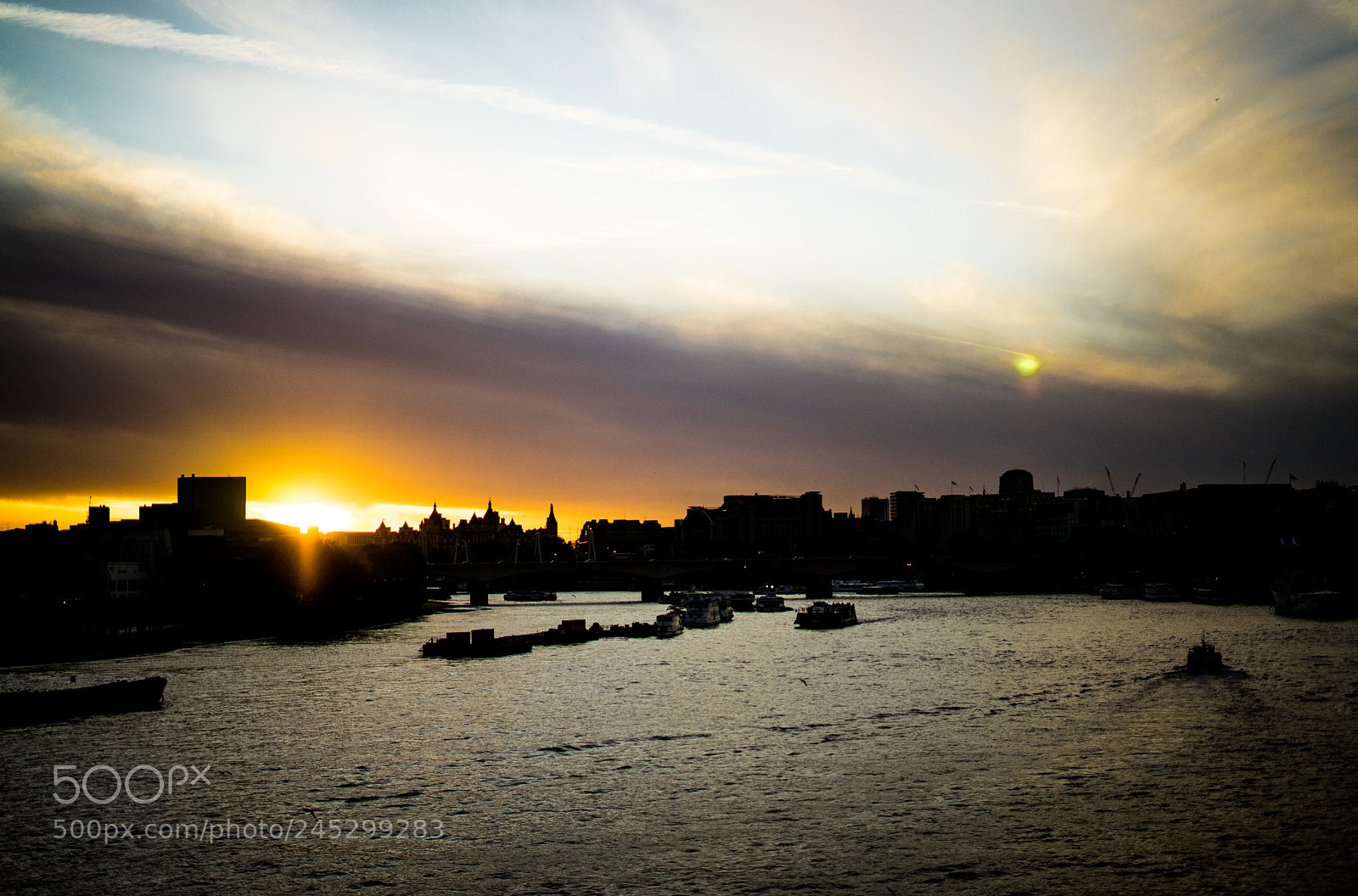 Sony a7 sample photo. Blackfriars sunset photography