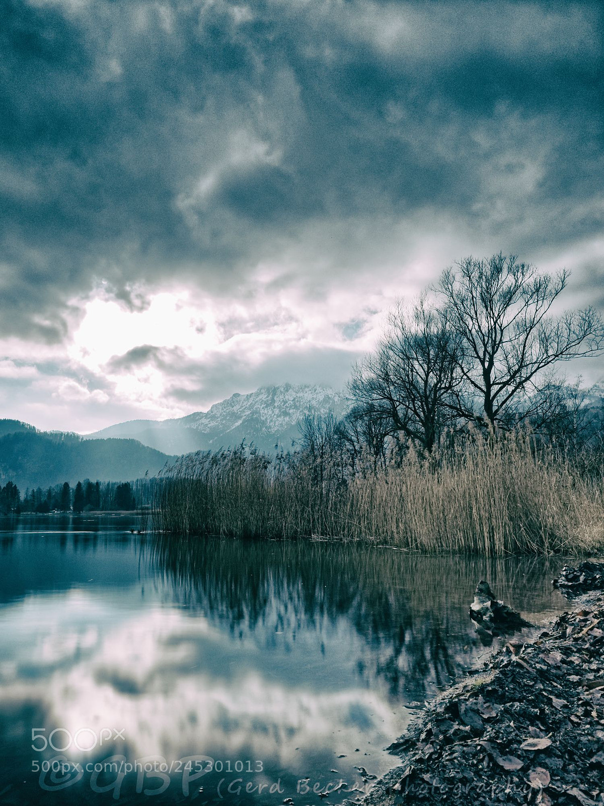 Olympus OM-D E-M1 sample photo. Winterlight @ kochelsee photography