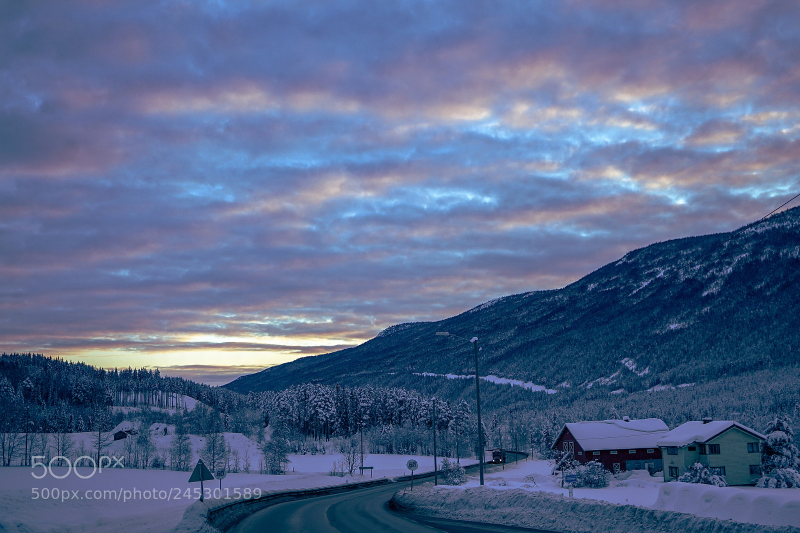 Sony a7 II sample photo. Hallingdal ...road photography