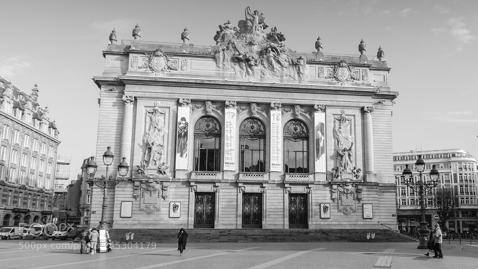 Nikon D5200 sample photo. Lille opera house photography