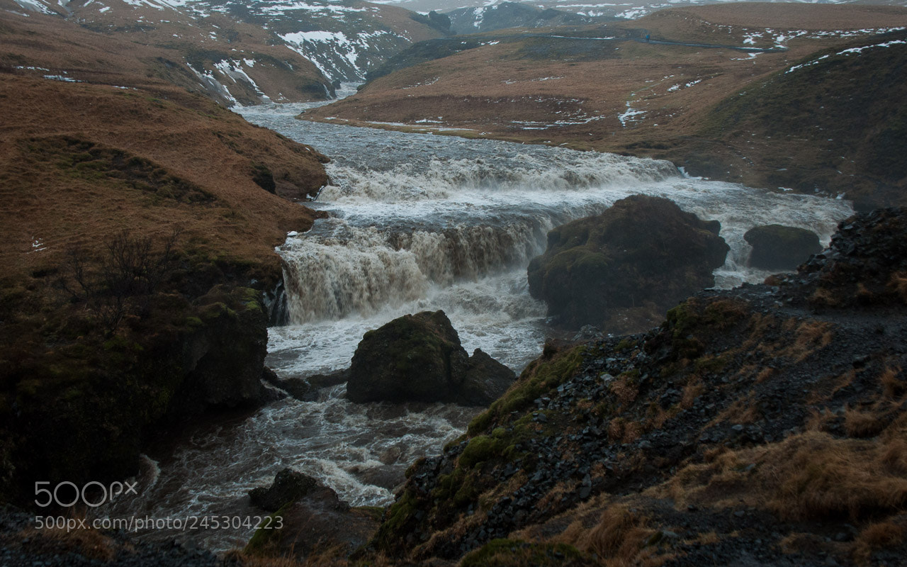 Nikon D90 sample photo. Above skogarfoss photography