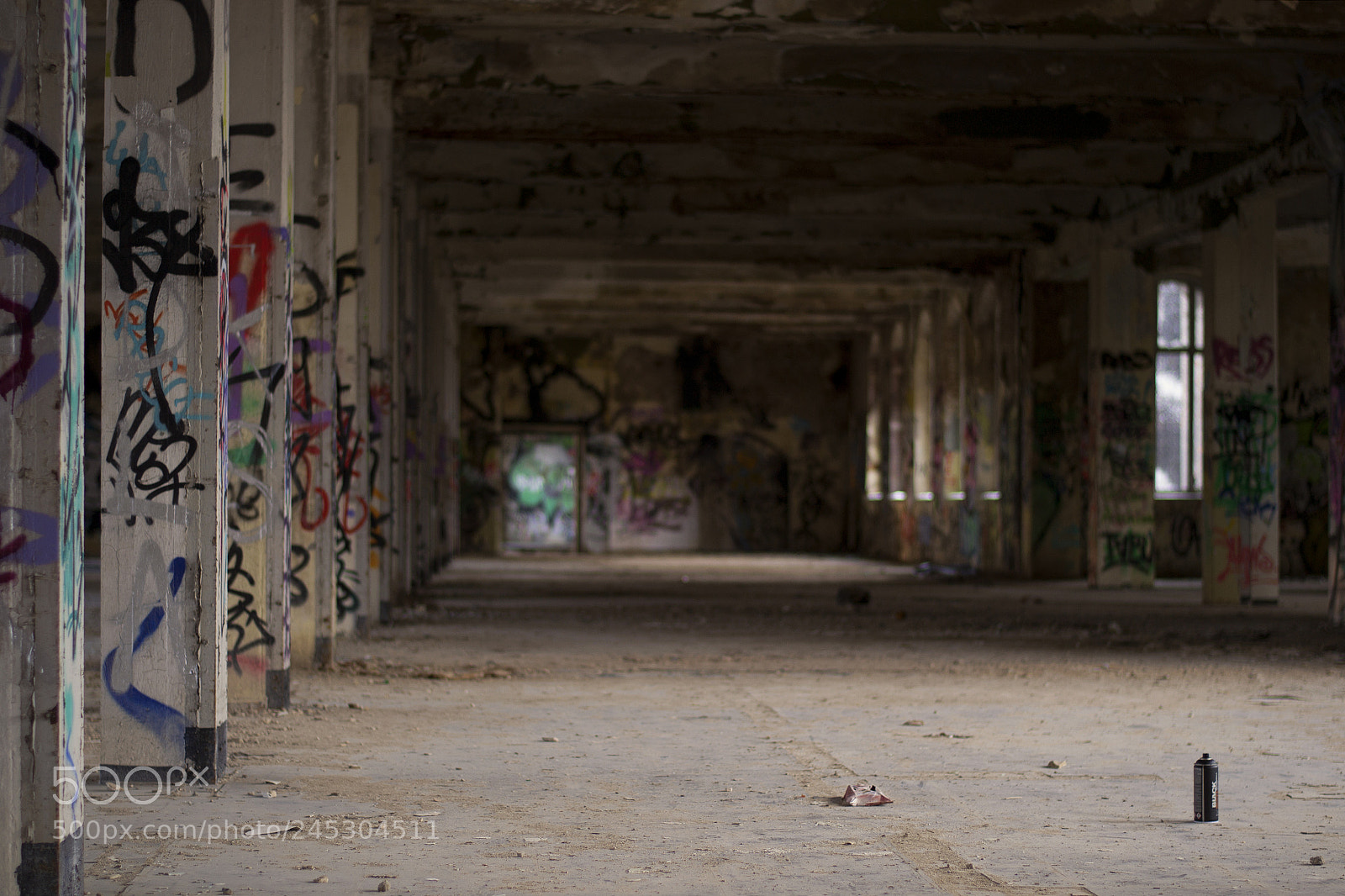 Nikon D3100 sample photo. Abandoned industry hall 2 photography
