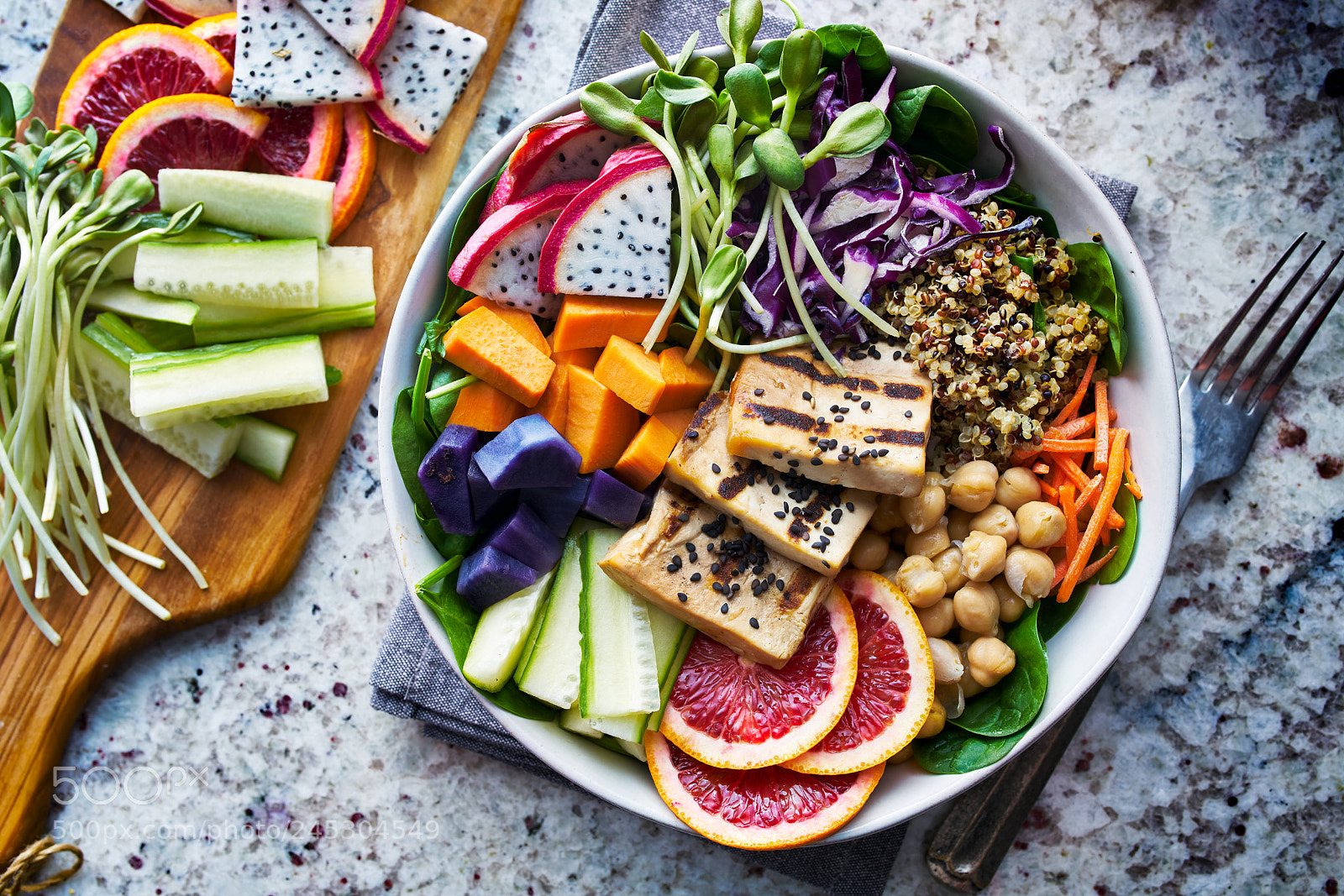 Sony a7R II sample photo. Colorful buddha bowl with photography