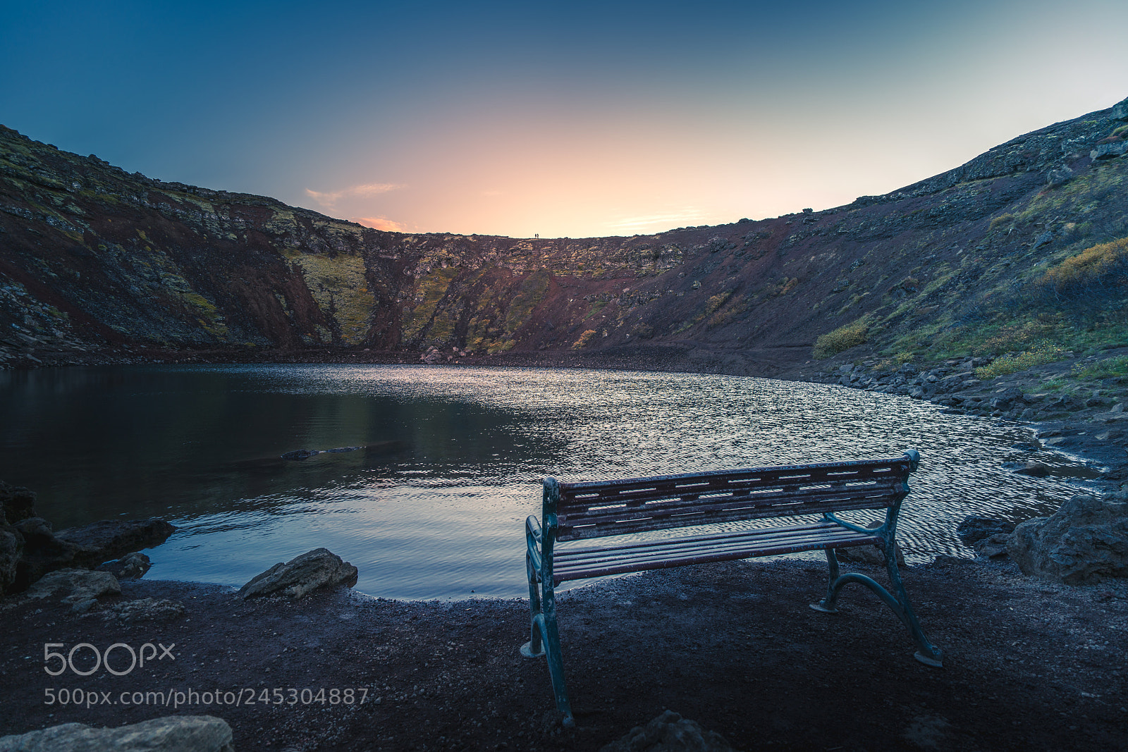 Sony a7R II sample photo. Kerid crater photography