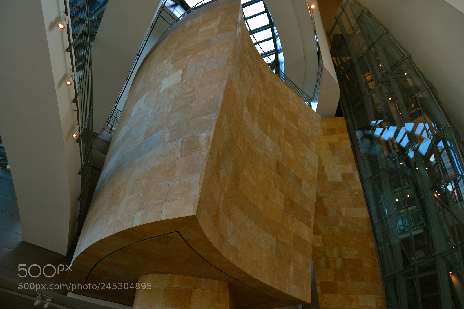 Nikon D3100 sample photo. Guggenheim bilbao photography