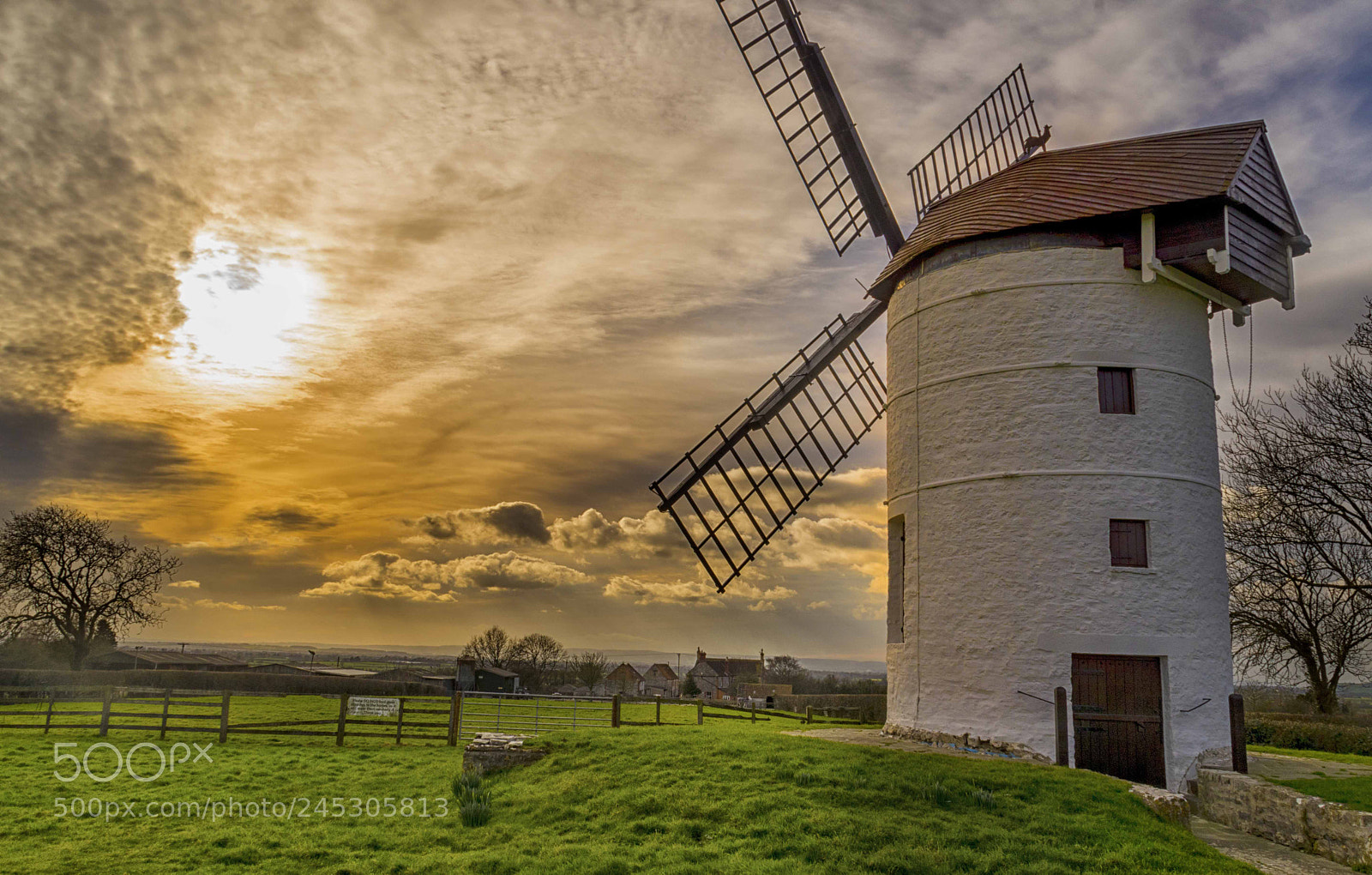Pentax K-3 II sample photo. Ashton windmill, somerset, uk photography