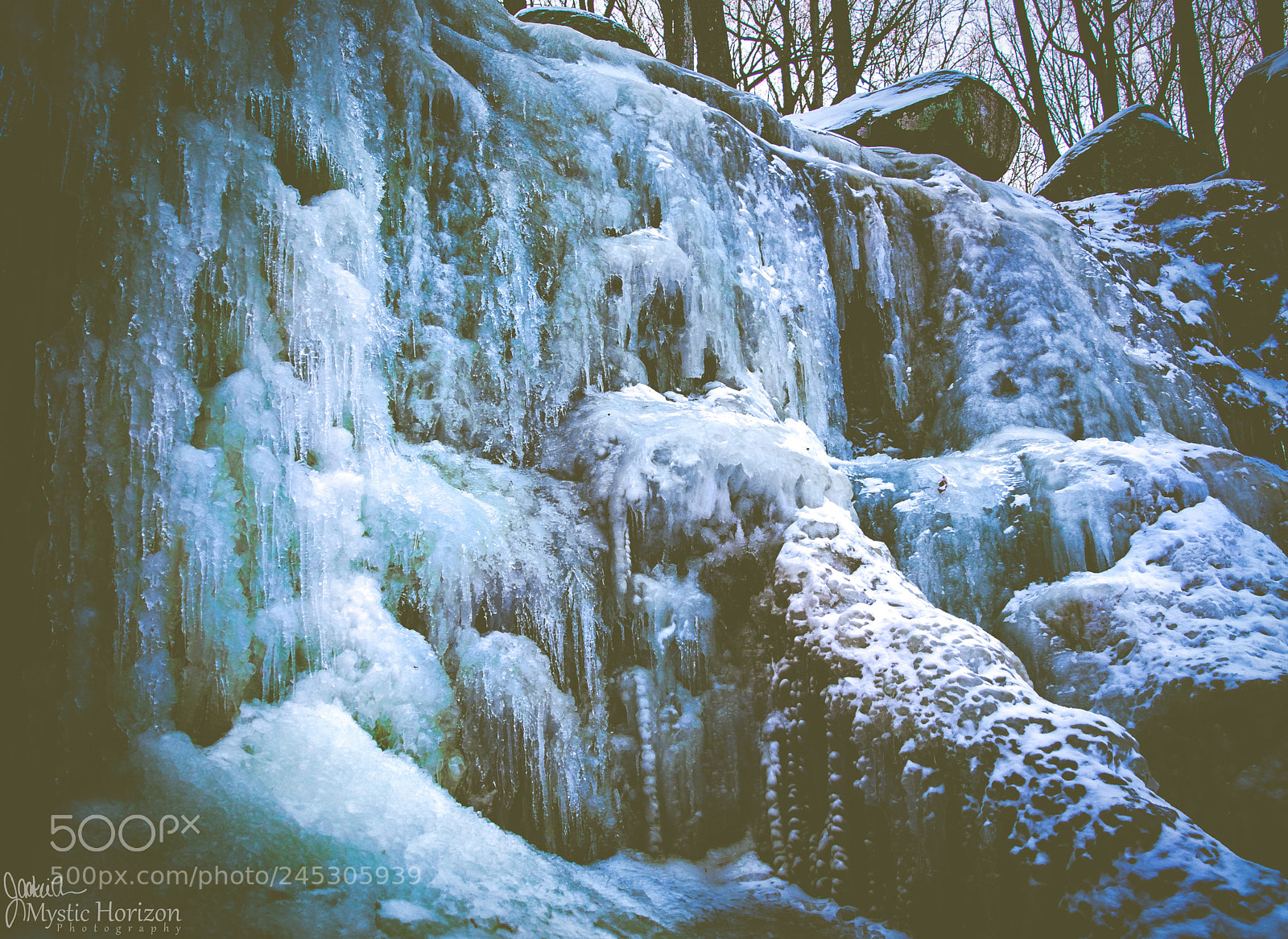 Nikon D5500 sample photo. The ice canopy photography
