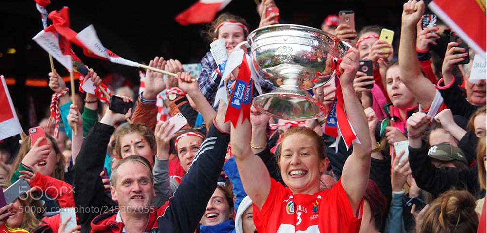 Olympus OM-D E-M5 II sample photo. Cork - all-ireland camogie photography