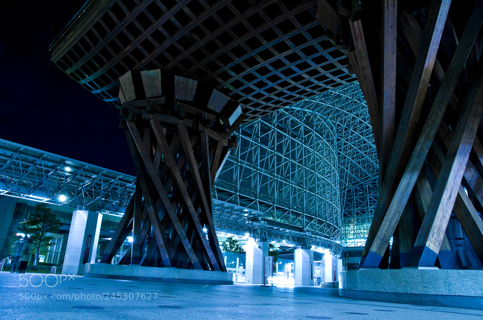 Nikon D90 sample photo. Kanazawa station - scifi photography