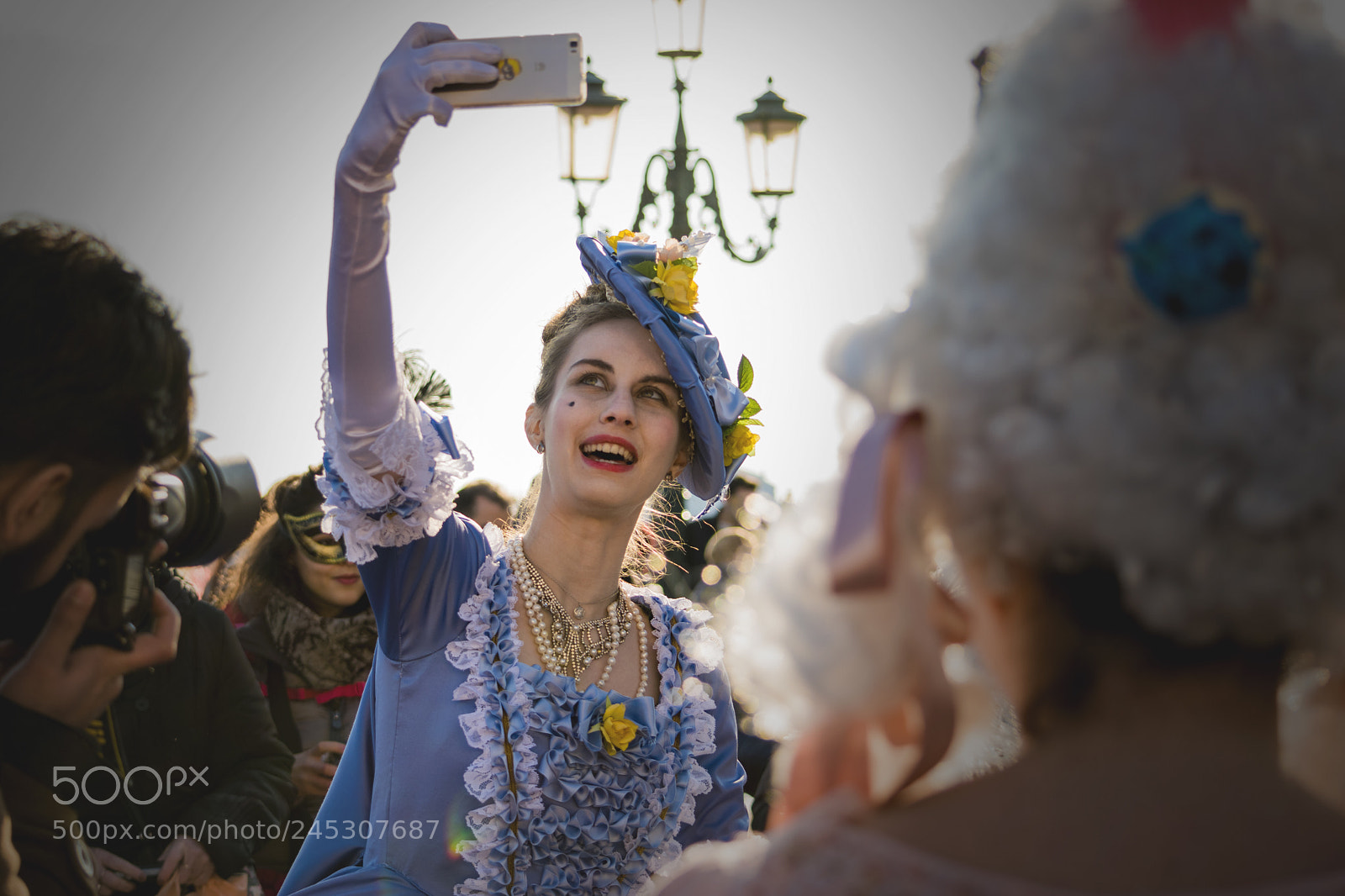 Nikon D5500 sample photo. Carnival selfie photography