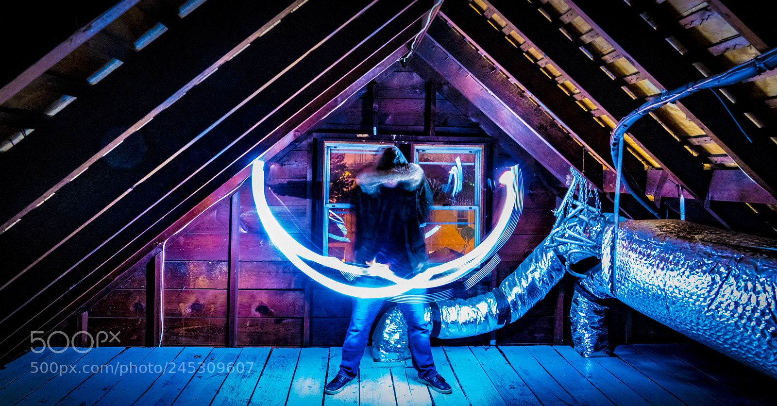 Sony a7R III sample photo. Lightning long exposure photography