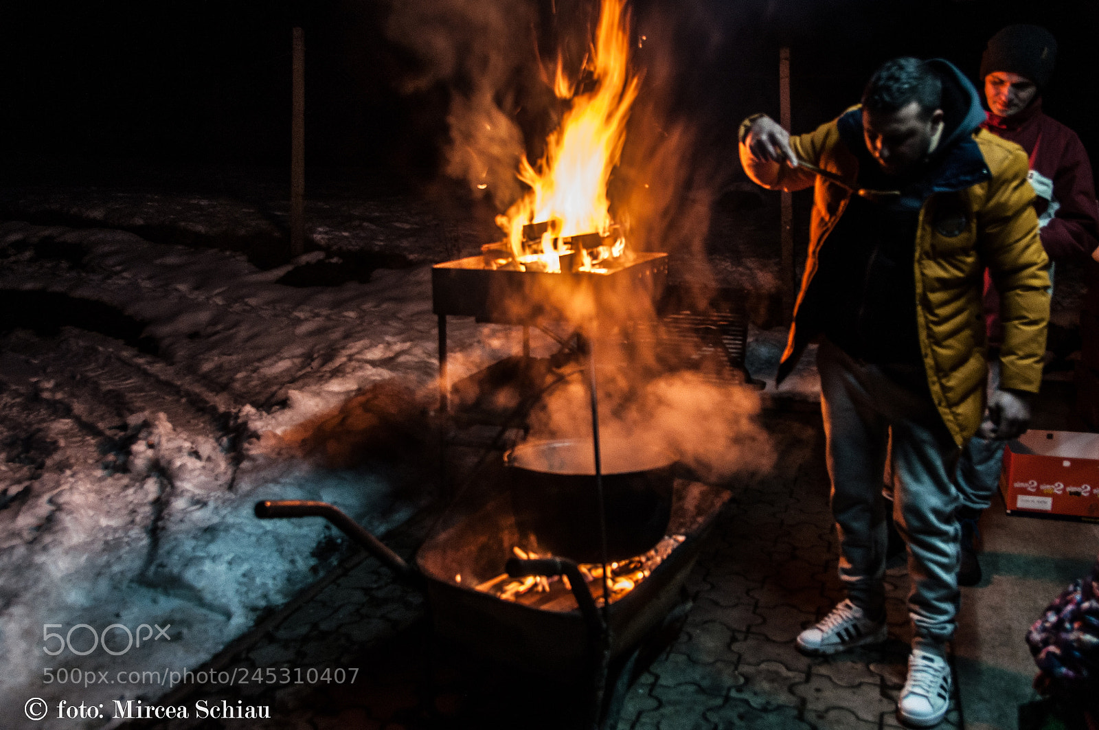 Nikon D90 sample photo. Fire photography