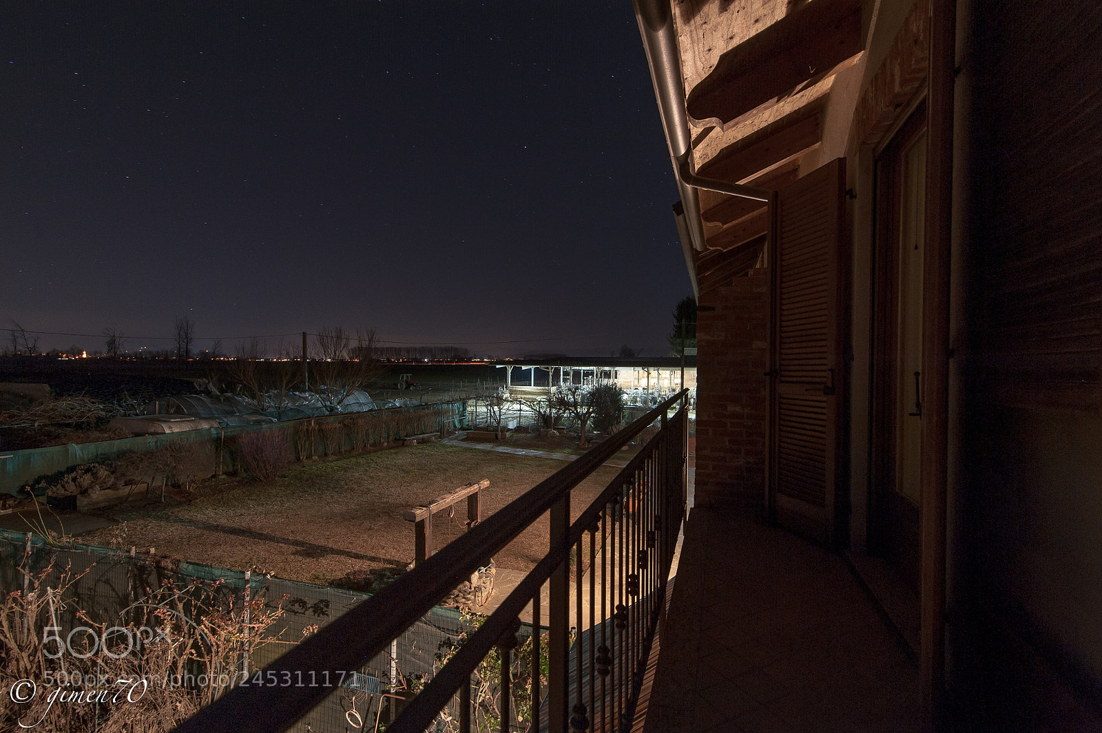 Nikon D3 sample photo. Home by night photography