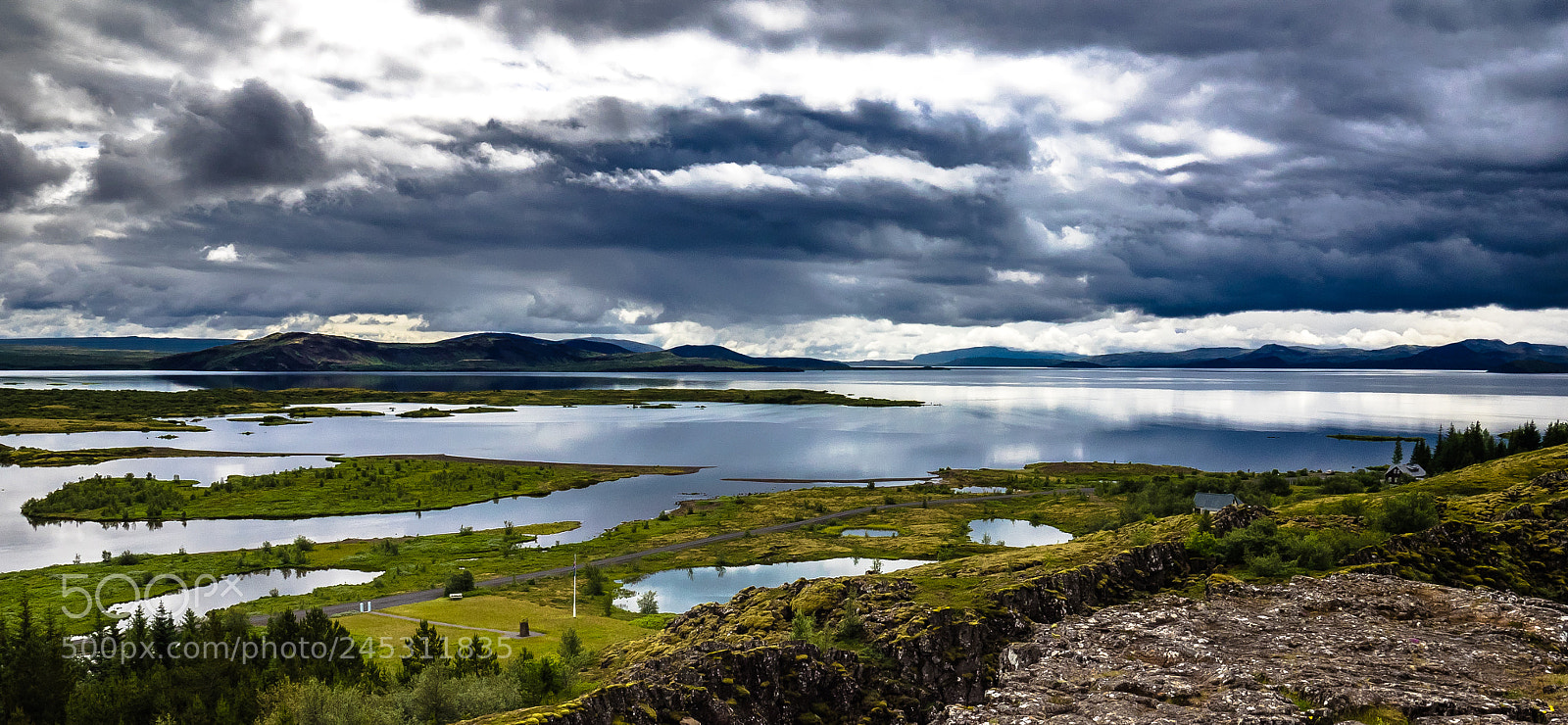 Olympus OM-D E-M1 sample photo. Pingvellir valley photography