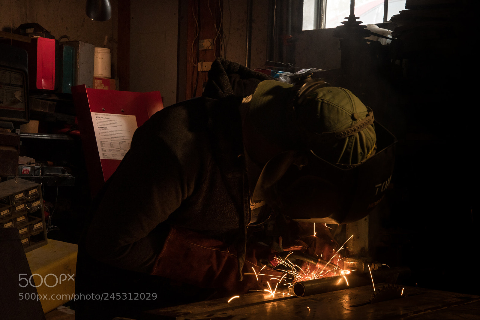 Nikon D500 sample photo. Welder photography