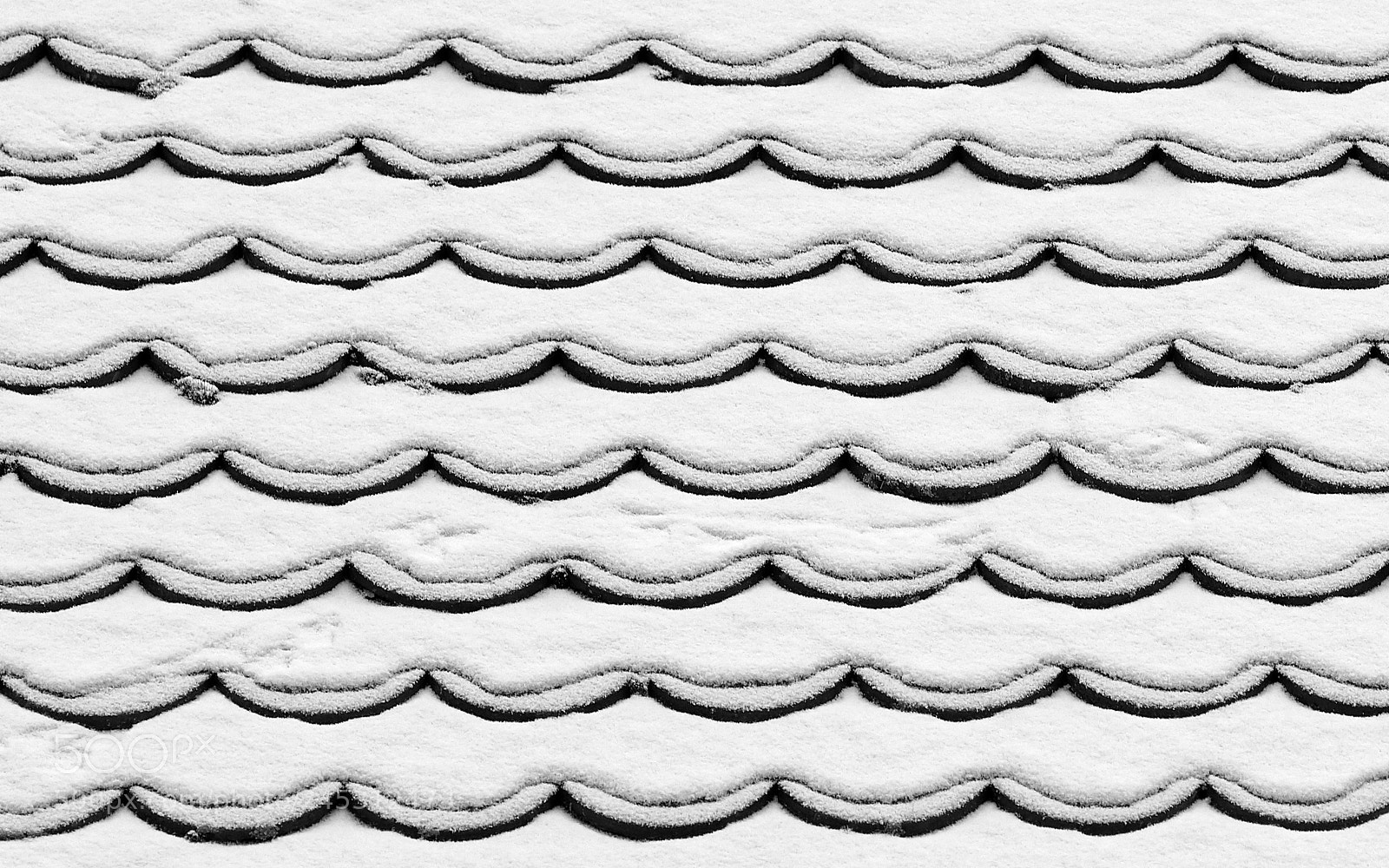 Nikon D810 sample photo. Snow on the roof_1909 photography