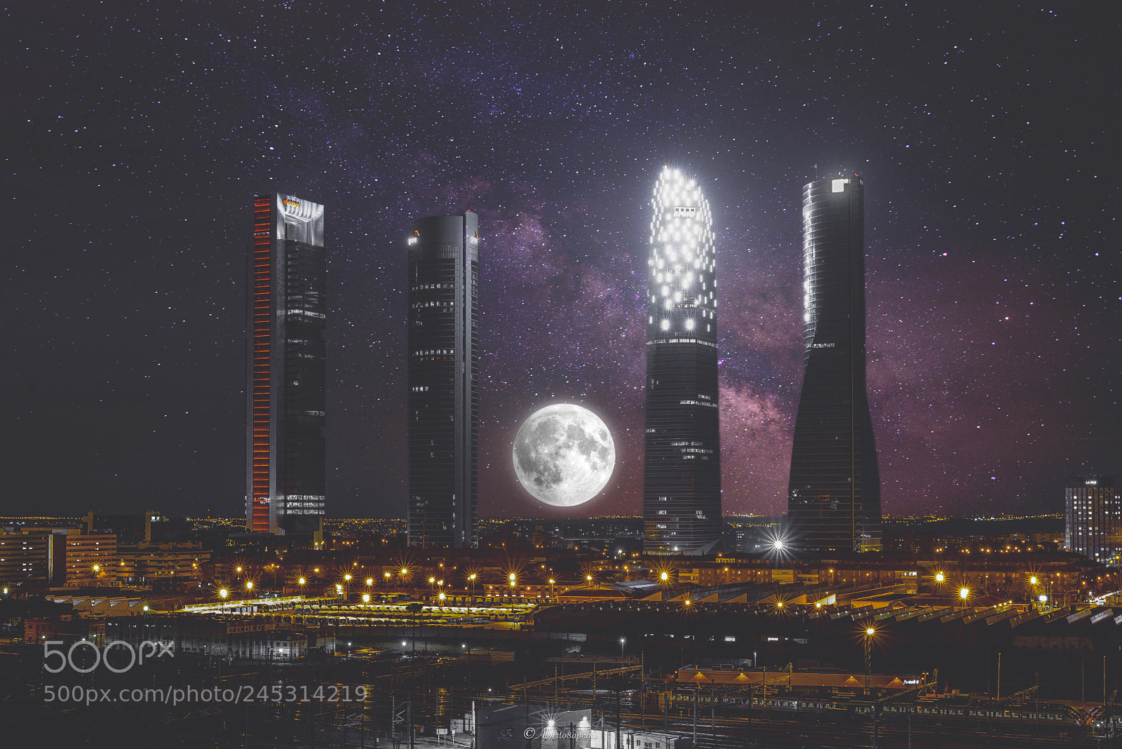 Nikon D610 sample photo. Fake moon photography