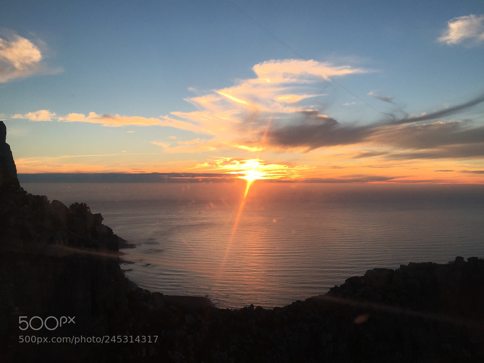 Apple iPhone 6 sample photo. Sunset @capetown photography