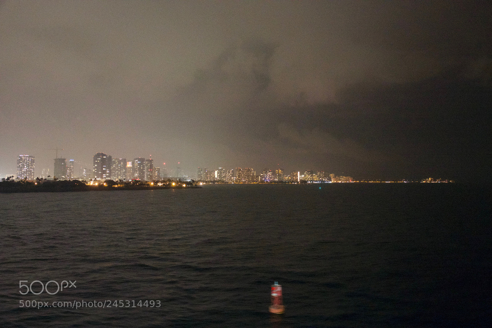 Sony Cyber-shot DSC-RX10 III sample photo. Waikiki at night photography