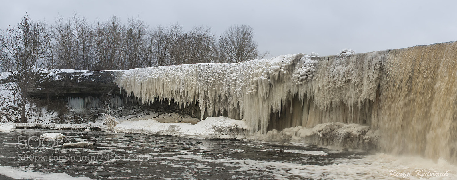 Nikon D80 sample photo. Jägala waterfall panorama photography