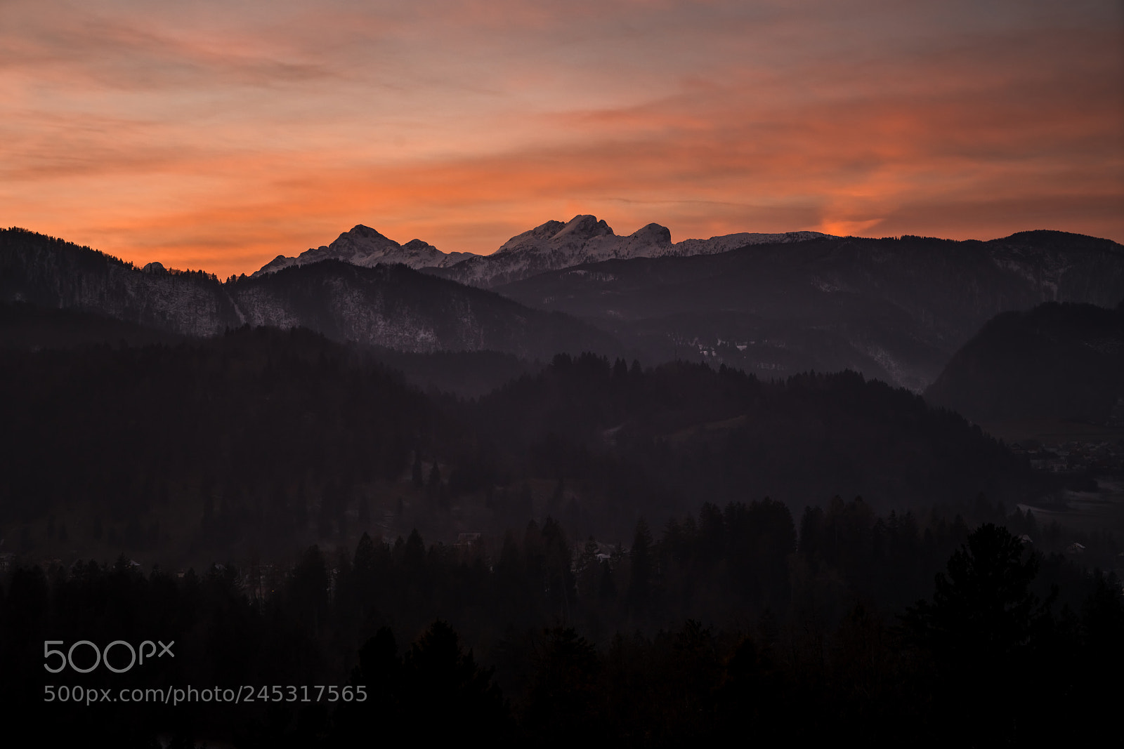 Sony a7R II sample photo. Sunset at triglav photography