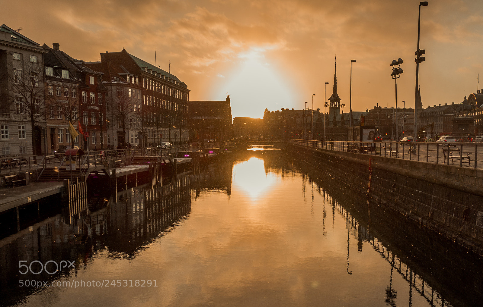 Sony Cyber-shot DSC-RX100 sample photo. Sunset in copenhagen photography