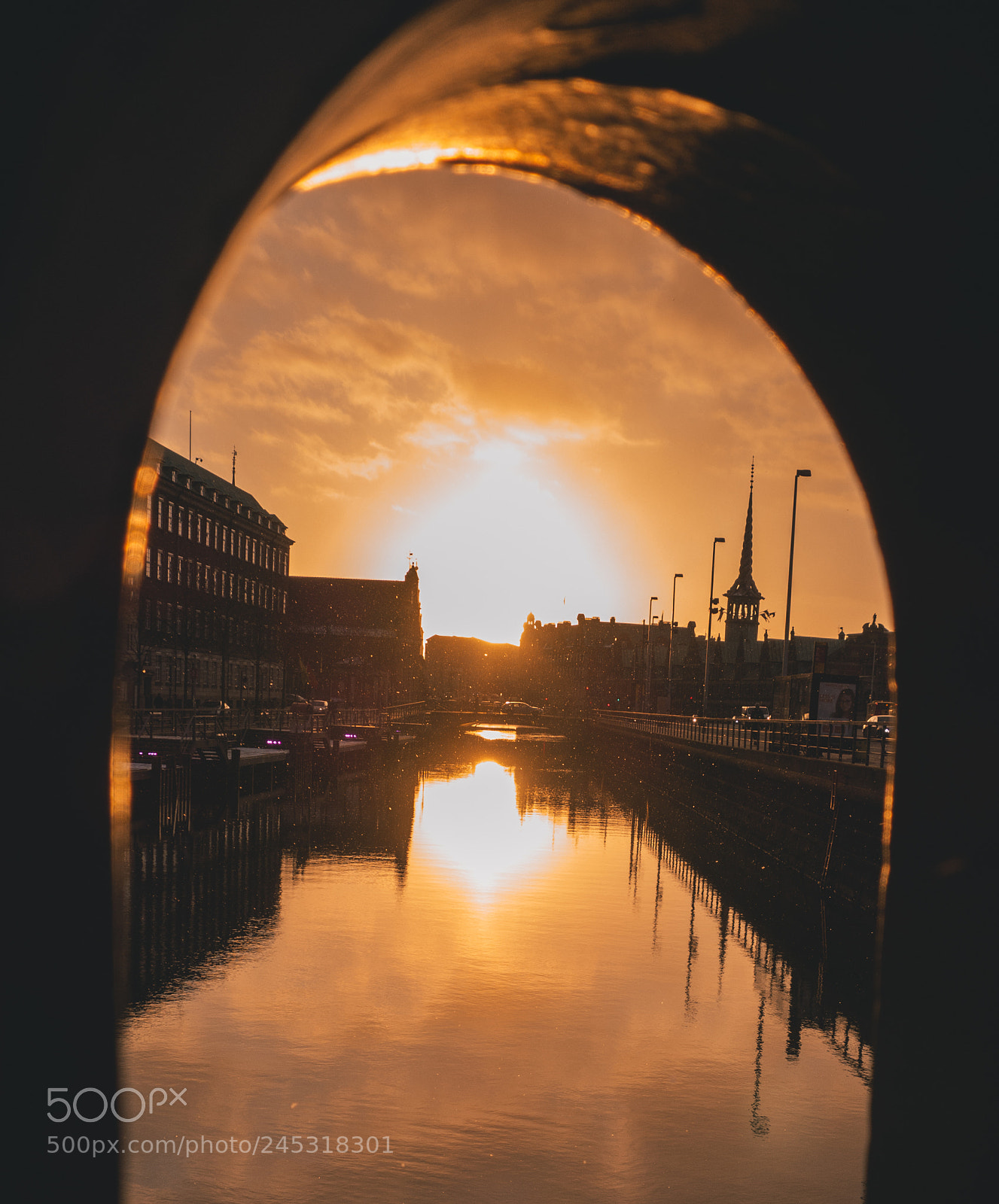 Sony Cyber-shot DSC-RX100 sample photo. Sunset in copenhagen photography