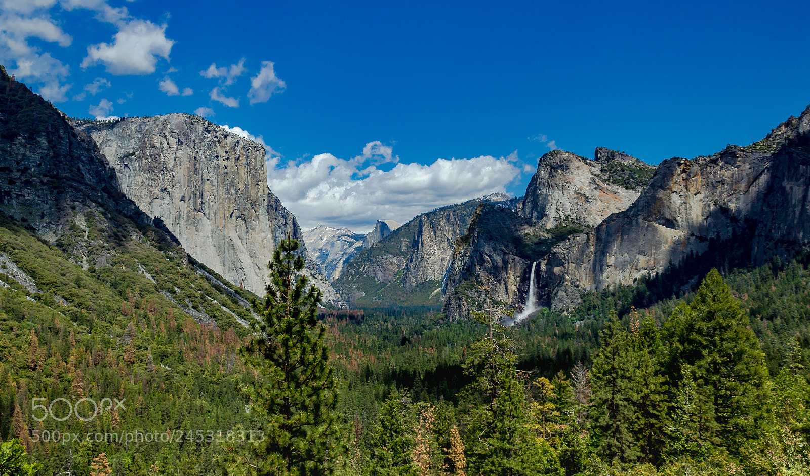 Canon EOS 1200D (EOS Rebel T5 / EOS Kiss X70 / EOS Hi) sample photo. Waterfall in yosemite photography