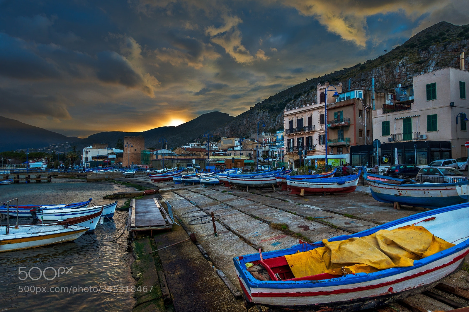 Sony Cyber-shot DSC-RX100 III sample photo. Mondello february sunset photography