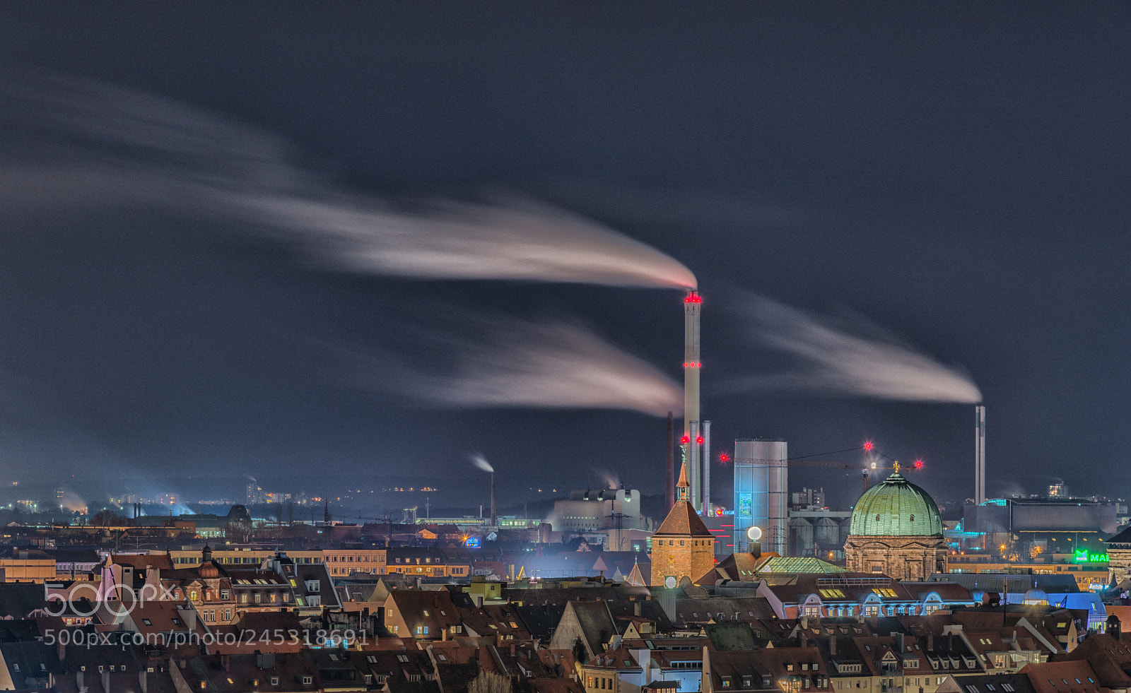 Nikon D800 sample photo. Smoky town photography