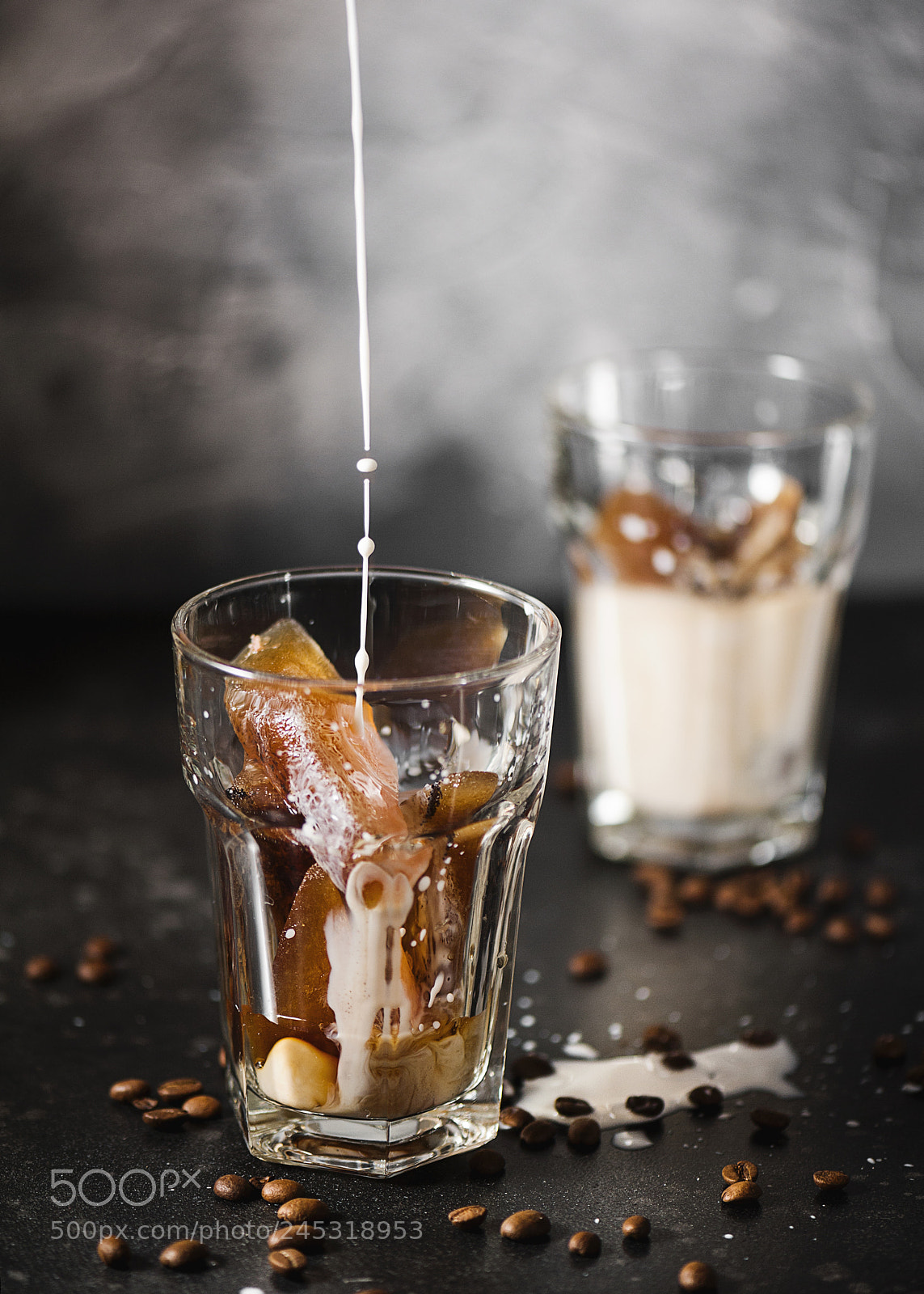 Nikon D700 sample photo. Milk and coffee photography