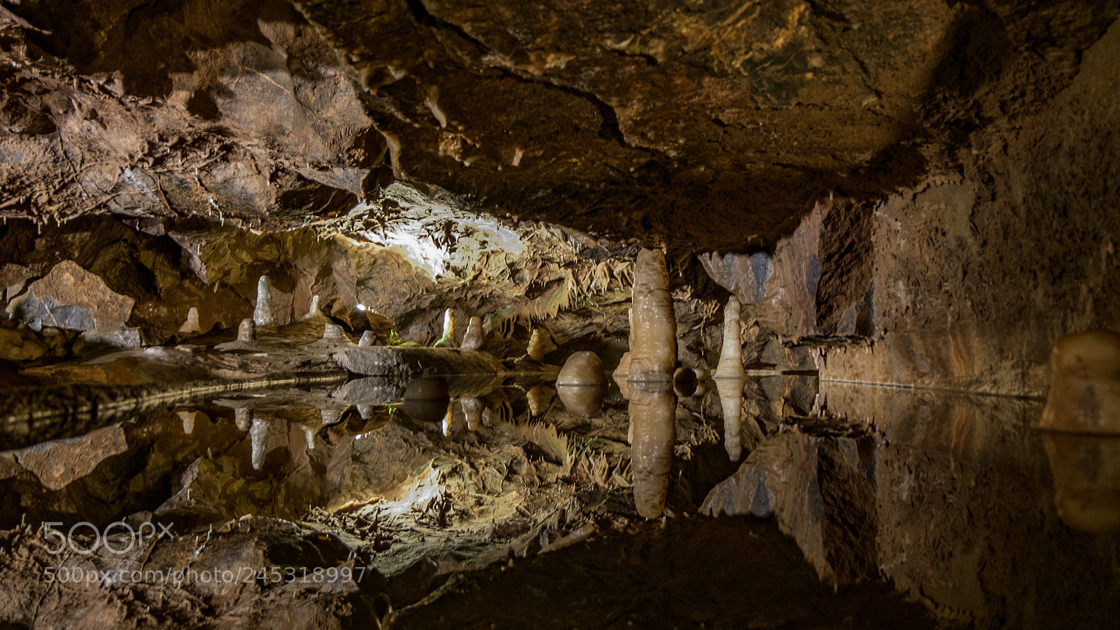 Fujifilm X-M1 sample photo. Cave pool photography