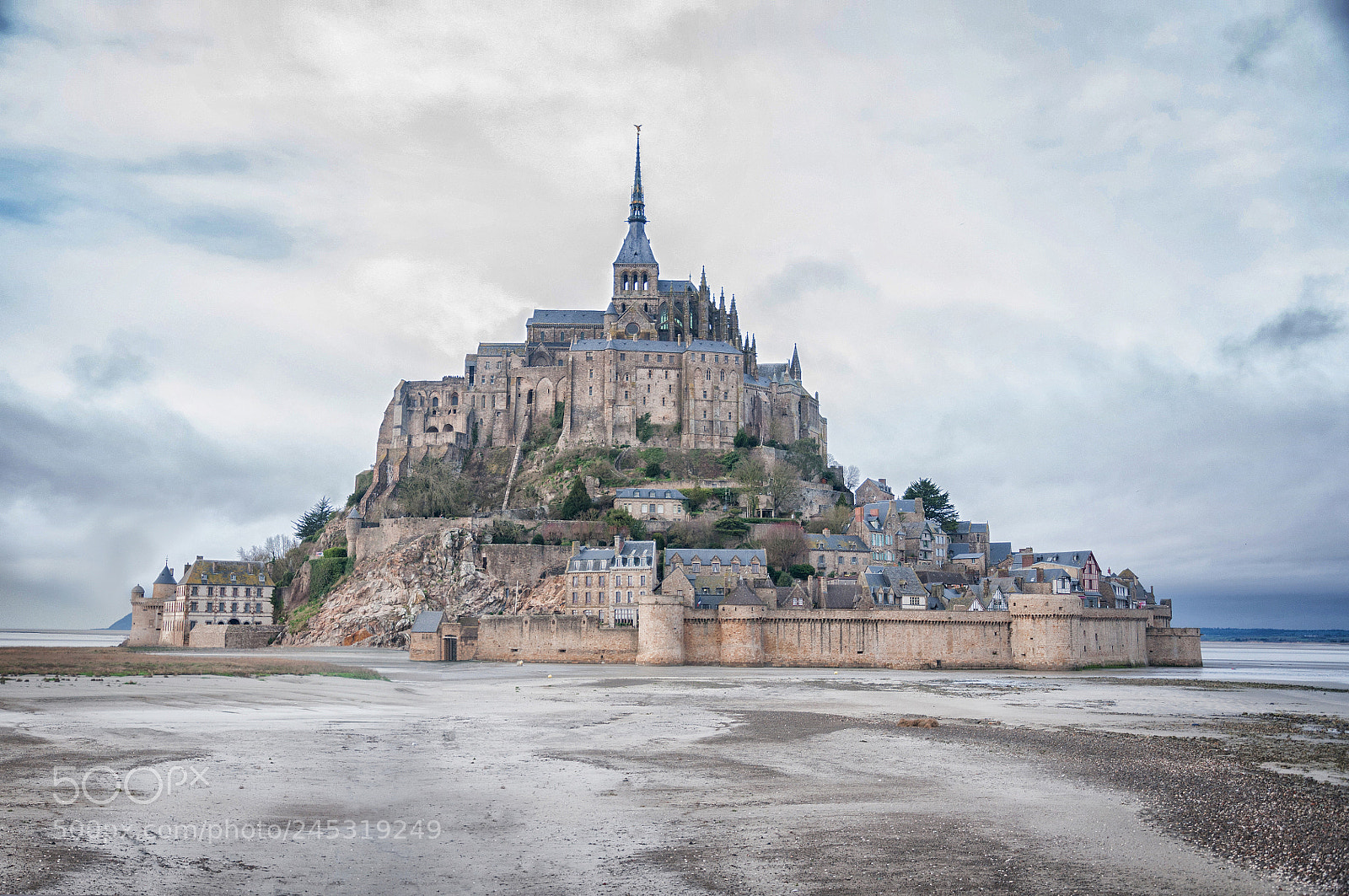 Nikon D90 sample photo. Mont saint michel photography