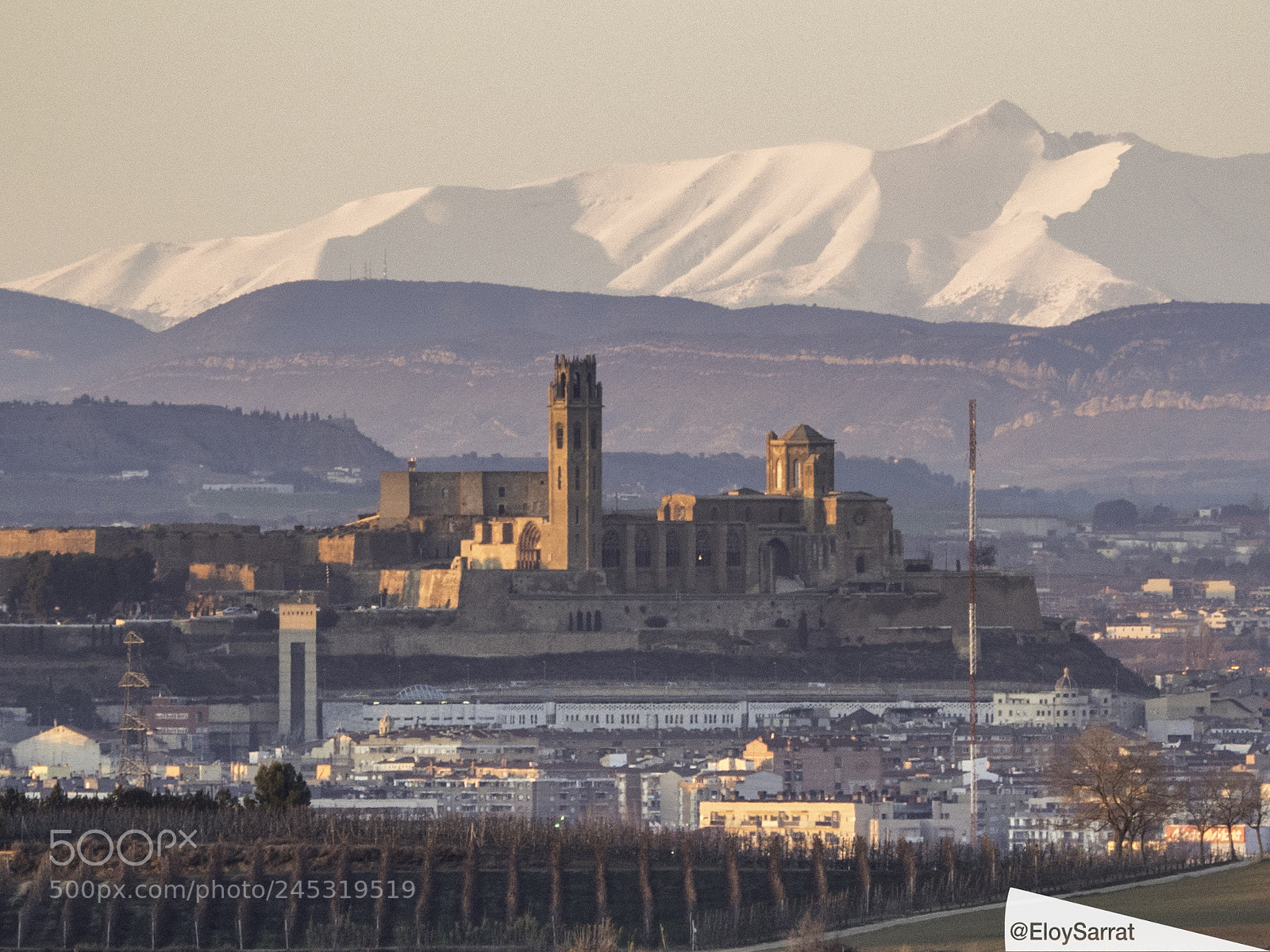 Olympus OM-D E-M5 II sample photo. Old cathedral of lleida photography