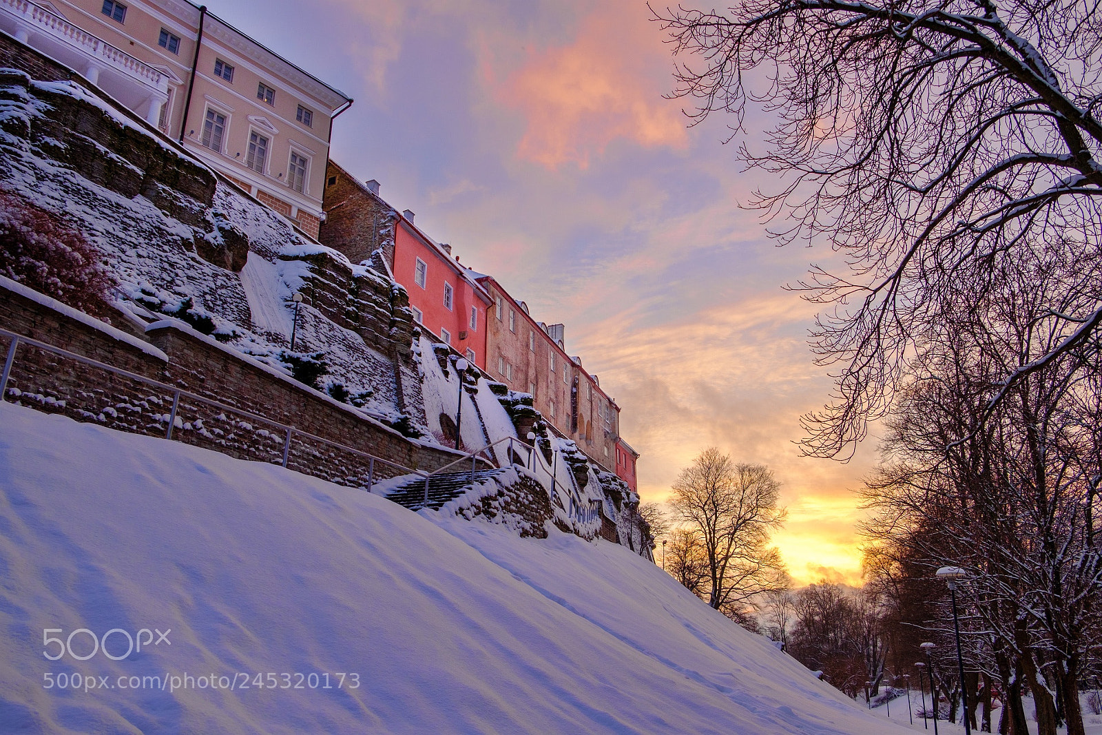 Fujifilm X-T20 sample photo. Winter sunset photography